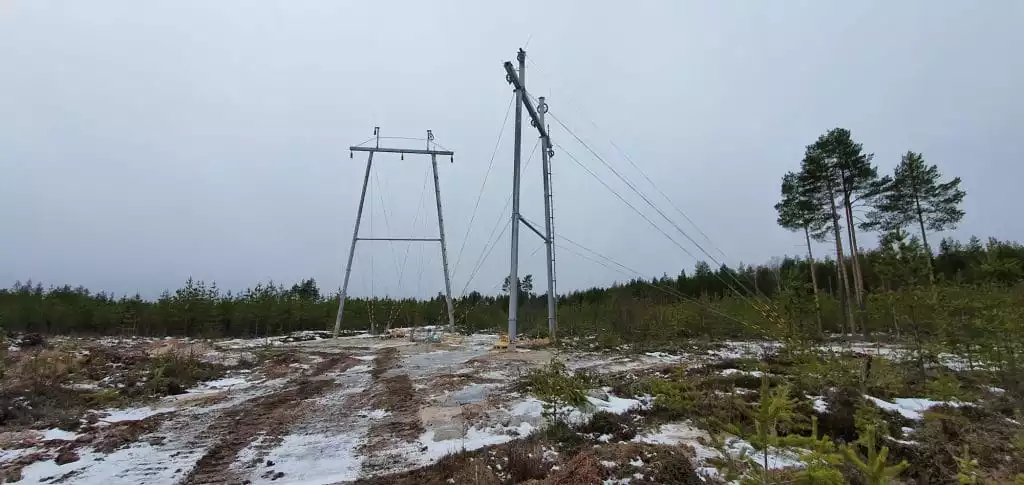 Parhan sähkölinjan rakentaminen etenee